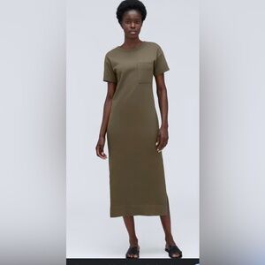 Everlane The Organic Cotton Weekend Maxi Dress , size M